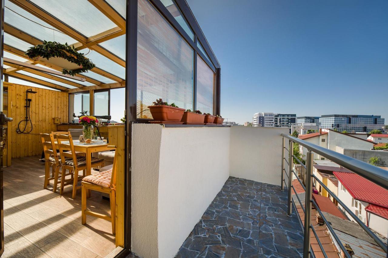 Bucharest Penthouse With Sauna And Terrace Esterno foto