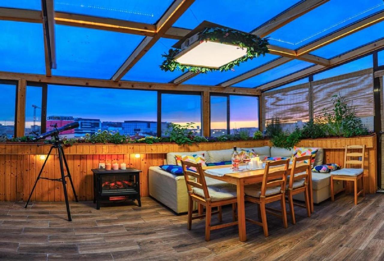 Bucharest Penthouse With Sauna And Terrace Esterno foto